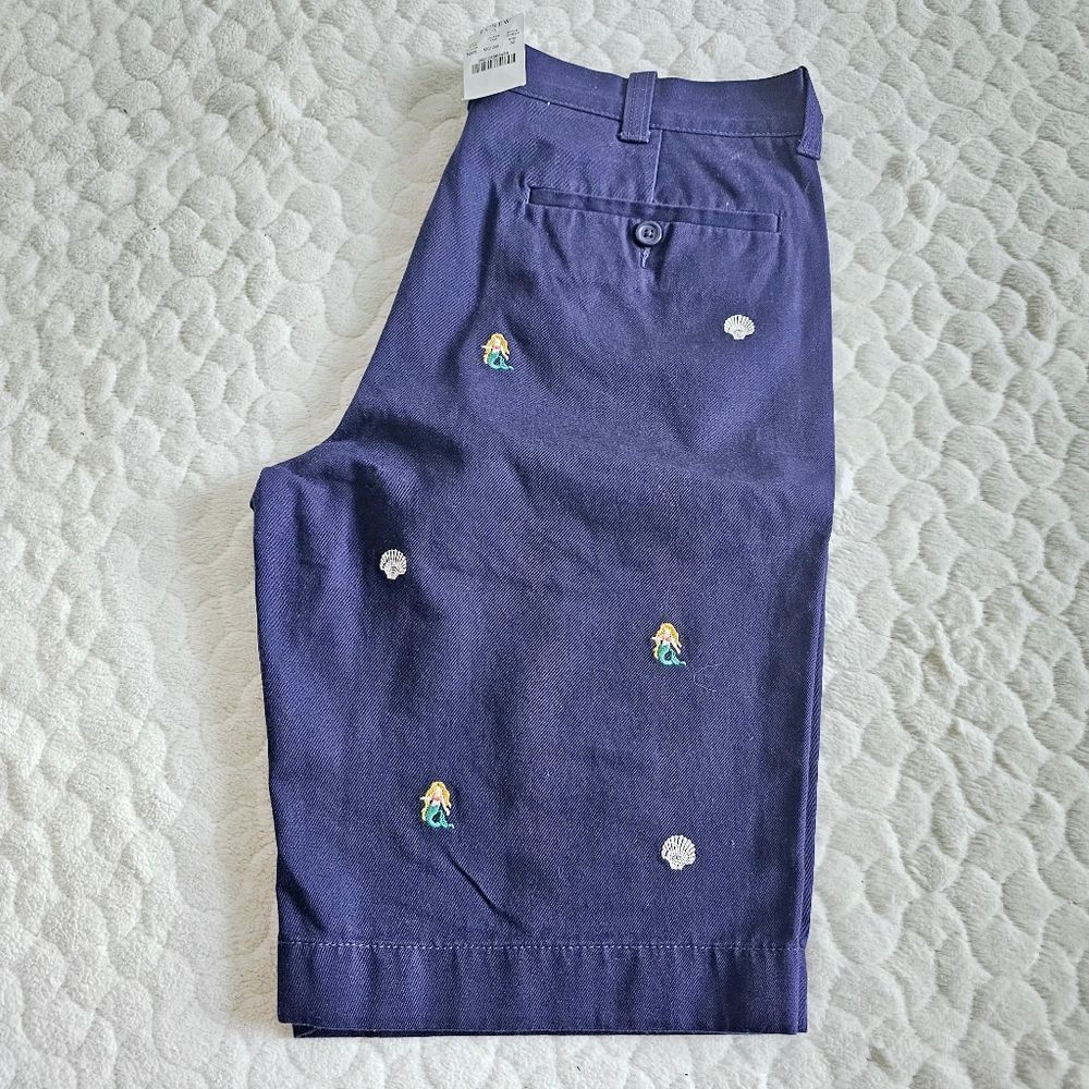 NEW J. Crew bermuda shorts navy preppy 30 twill khakis - Picture 11 of 11